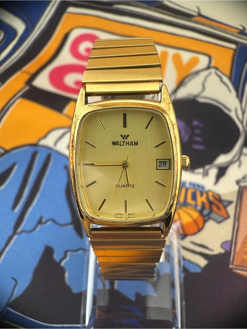 Waltham Gold-Tone Men's Quartz Watch